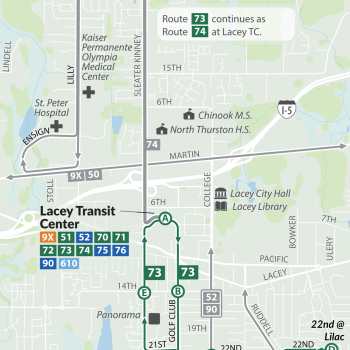 Route 73 Map
