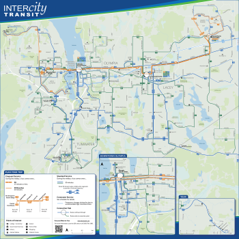 Intercity Transit system map