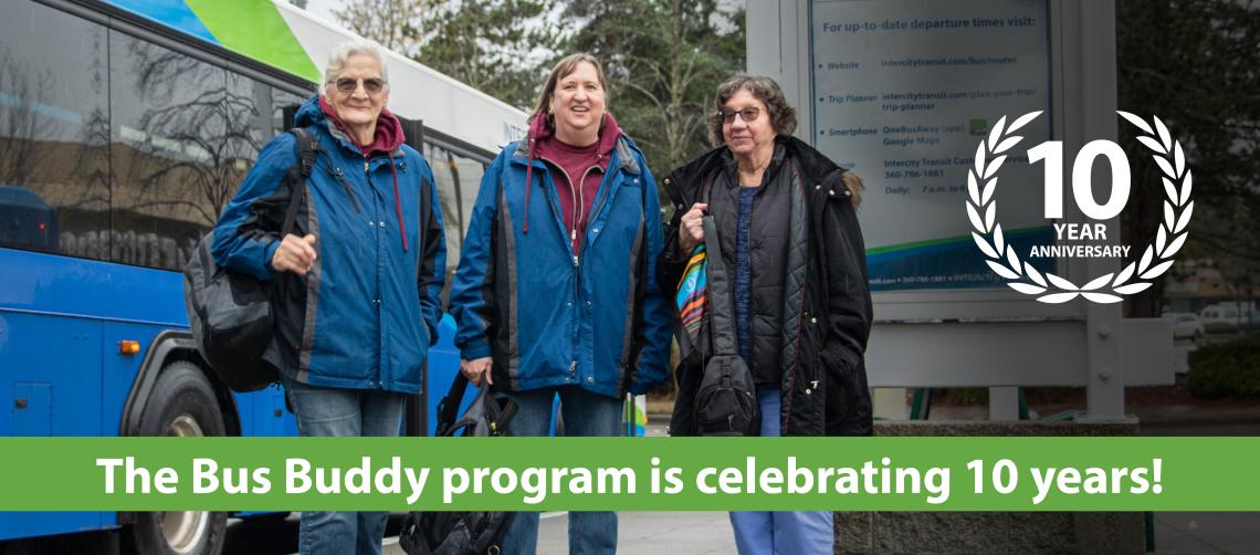 The Bus Buddy program is celebrating 10 years!