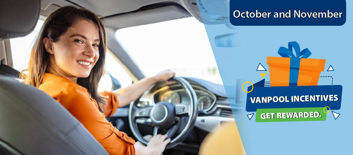 October and November Vanpool Incentives Get Rewarded