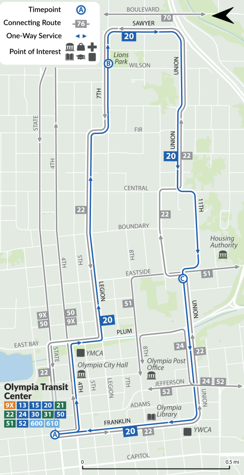 Route 20 Map