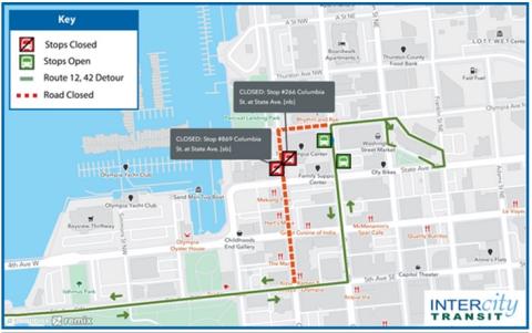 Stops #266 and #869 closed during detour