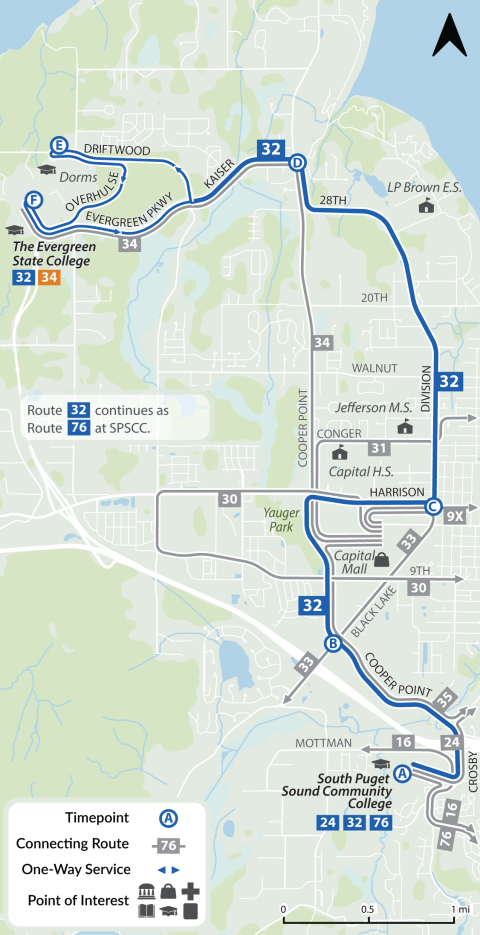 Route 32 Map
