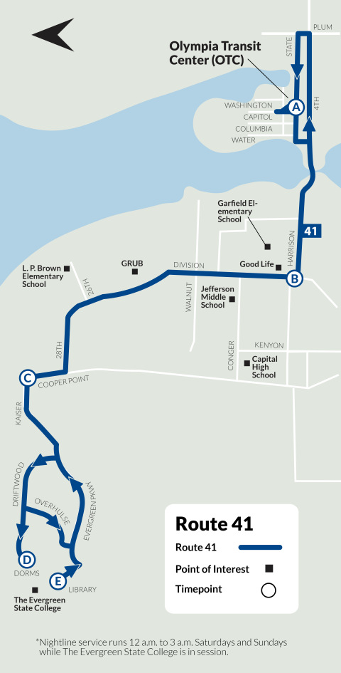 Route 41 Map