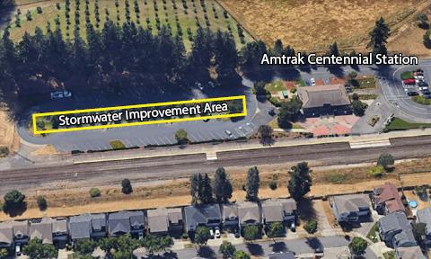 Amtrak Stormwater Improvement Area