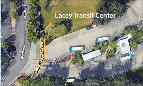 Lacey Transit Center Stormwater Improvement Area