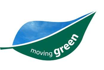 Intercity Transit Sustainability Logo, "moving green"