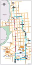 Indigenous People's Day detour map