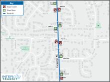 Multiple stops on Carpenter Rd. to be closed 2/13/23