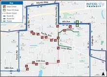 Routes 64 and 66 on detour 12-4-23 for Lacey Lighted Parade