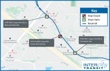 Stop #330 Closure Map