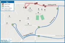 Indian Pipe Loop detour stop closures